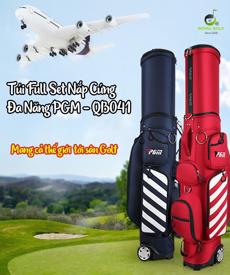 Túi Gậy Golf Fullset Nắp Cứng Đa Năng PGM- QB041