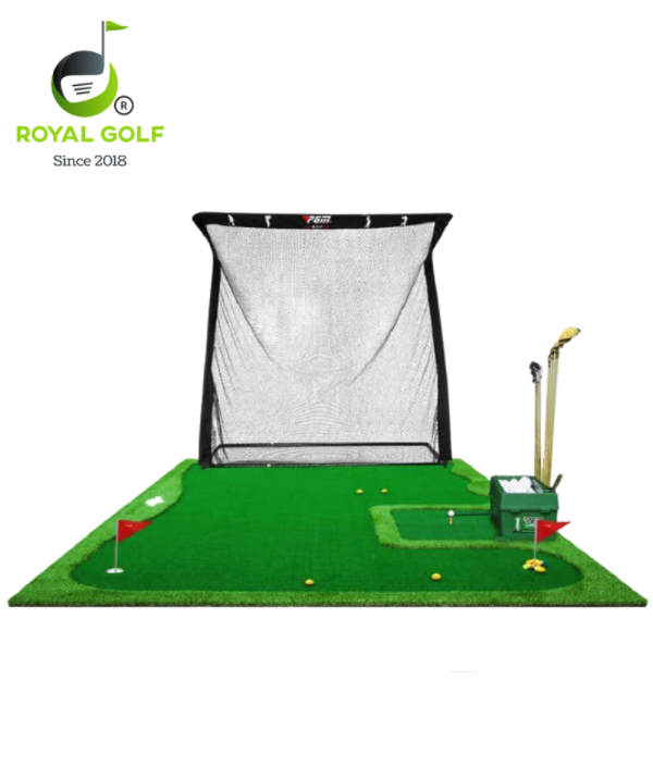Combo Lồng Tập Golf Chữ Z và Thảm 3-in-1 Kích Thước 3x5M - LXW01935